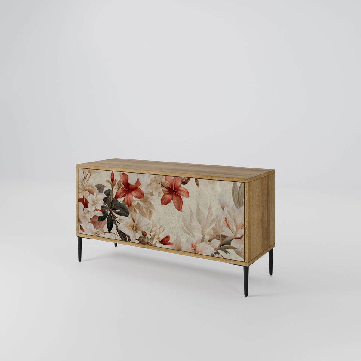 PETAL HARMONY Mueble de TV Compacto de 2 puertas