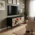 PETAL HARMONY Mueble de TV Compacto de 2 puertas