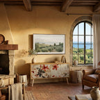 PETAL HARMONY Mueble de TV Compacto de 2 puertas