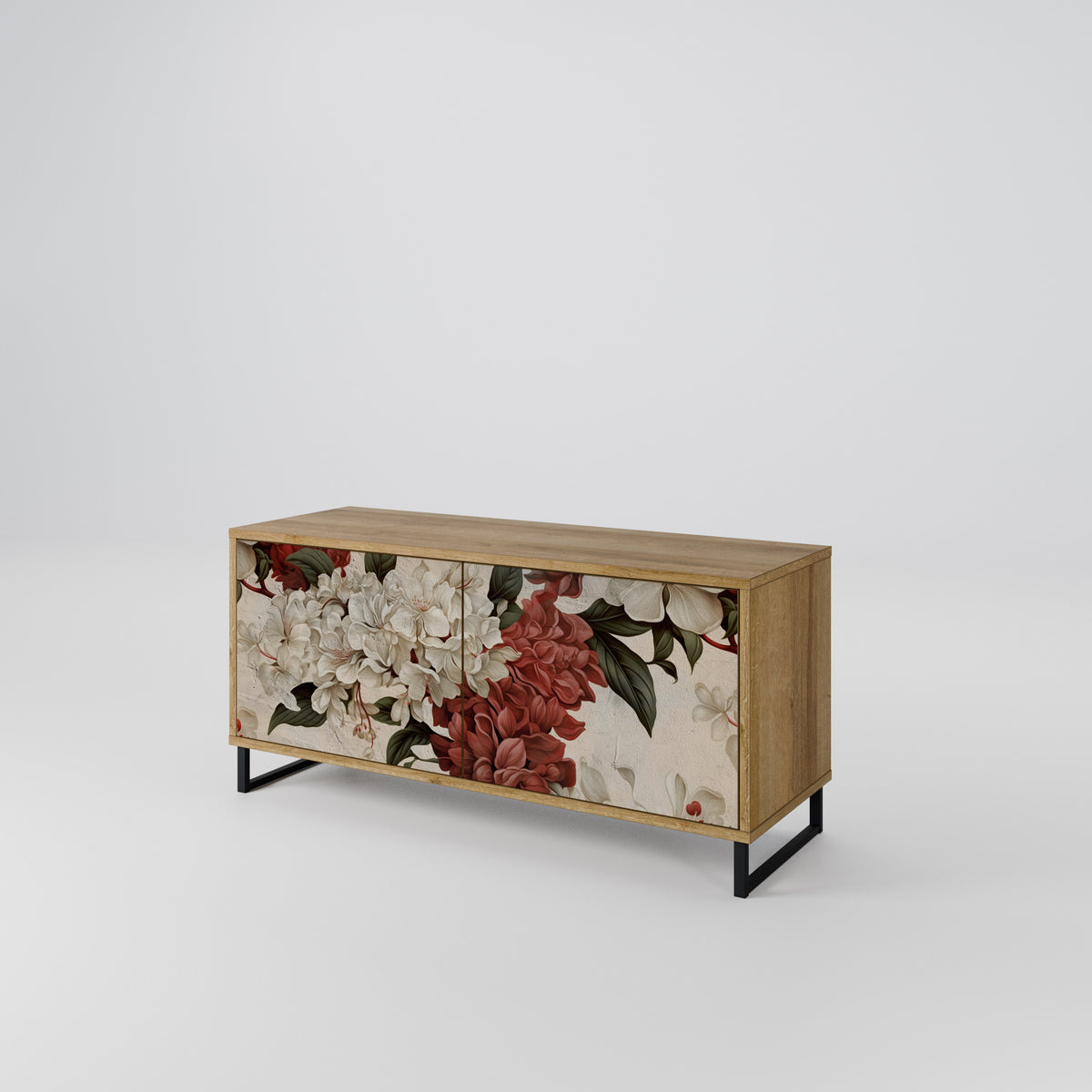 EPHEMERAL DAYS Mueble de TV Compacto de 2 puertas