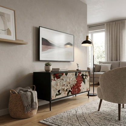 EPHEMERAL DAYS Mueble de TV Compacto de 2 puertas