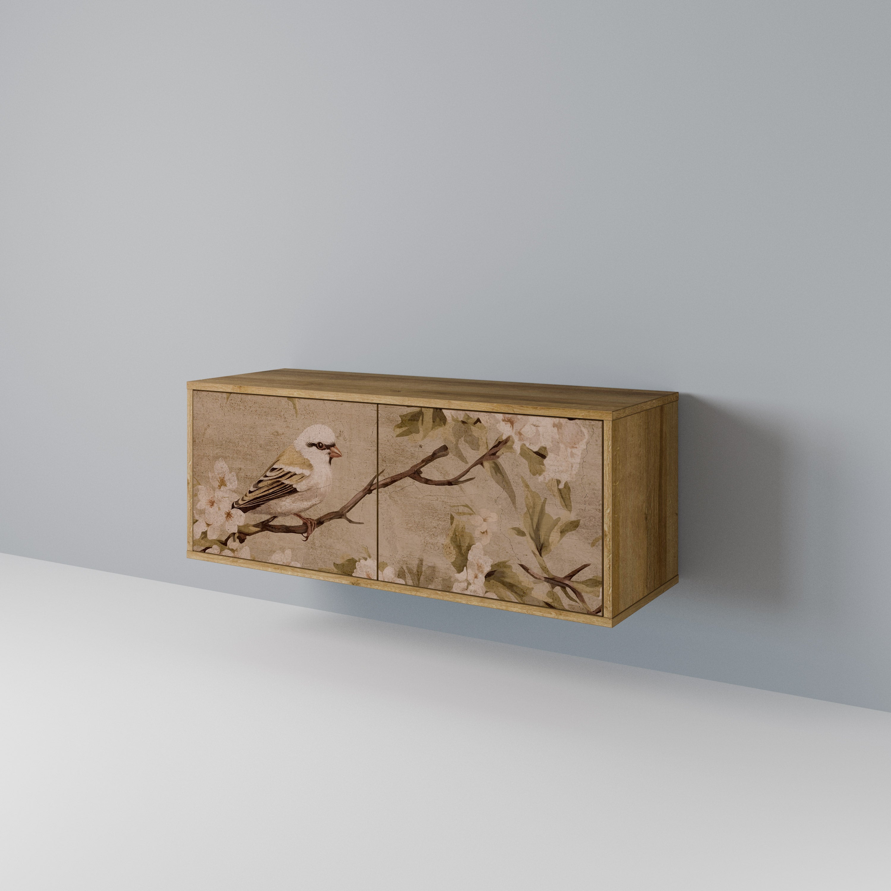 PETAL DISTINGUISH Mueble de TV Compacto de 2 puertas