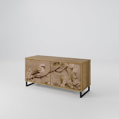 PETAL DISTINGUISH Mueble de TV Compacto de 2 puertas