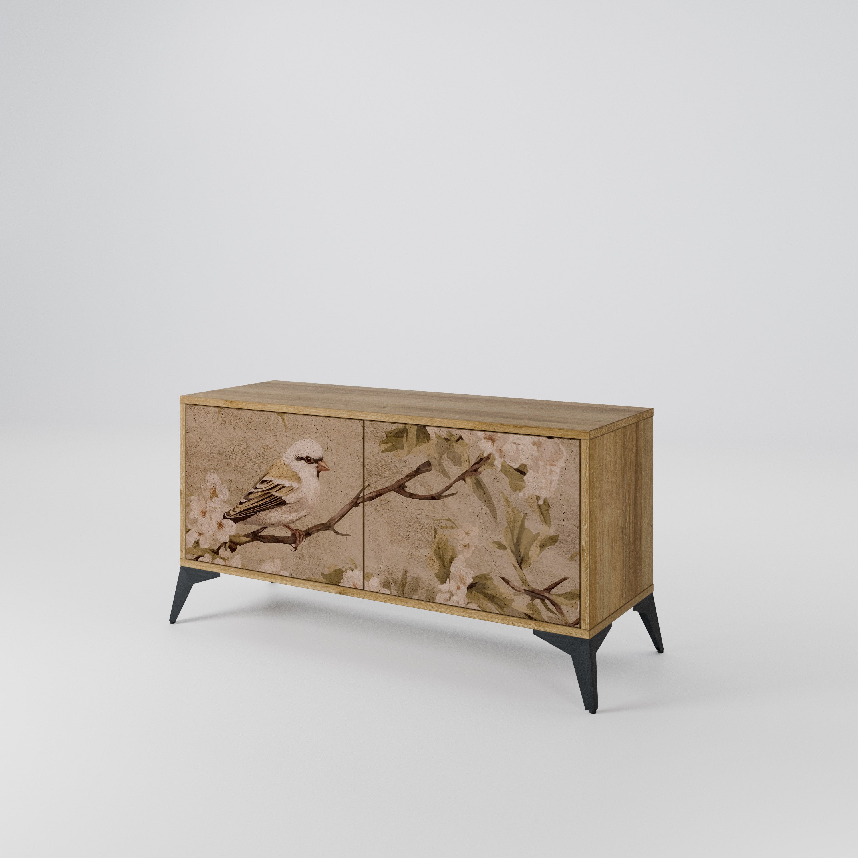 PETAL DISTINGUISH Mueble de TV Compacto de 2 puertas