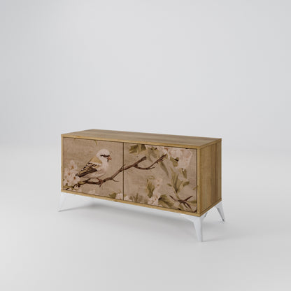 PETAL DISTINGUISH Mueble de TV Compacto de 2 puertas