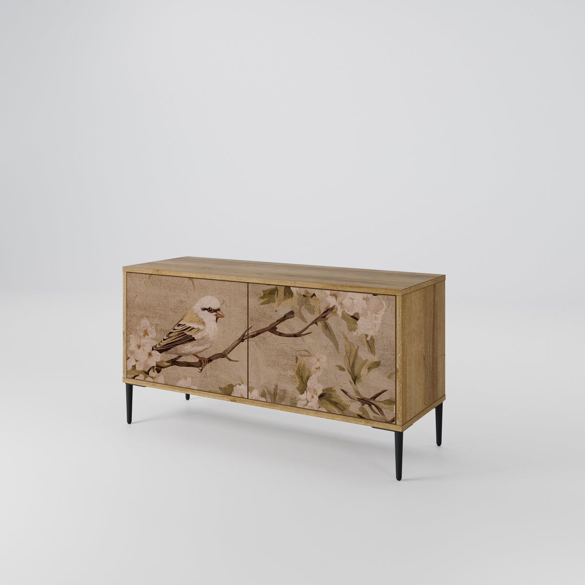 PETAL DISTINGUISH Mueble de TV Compacto de 2 puertas