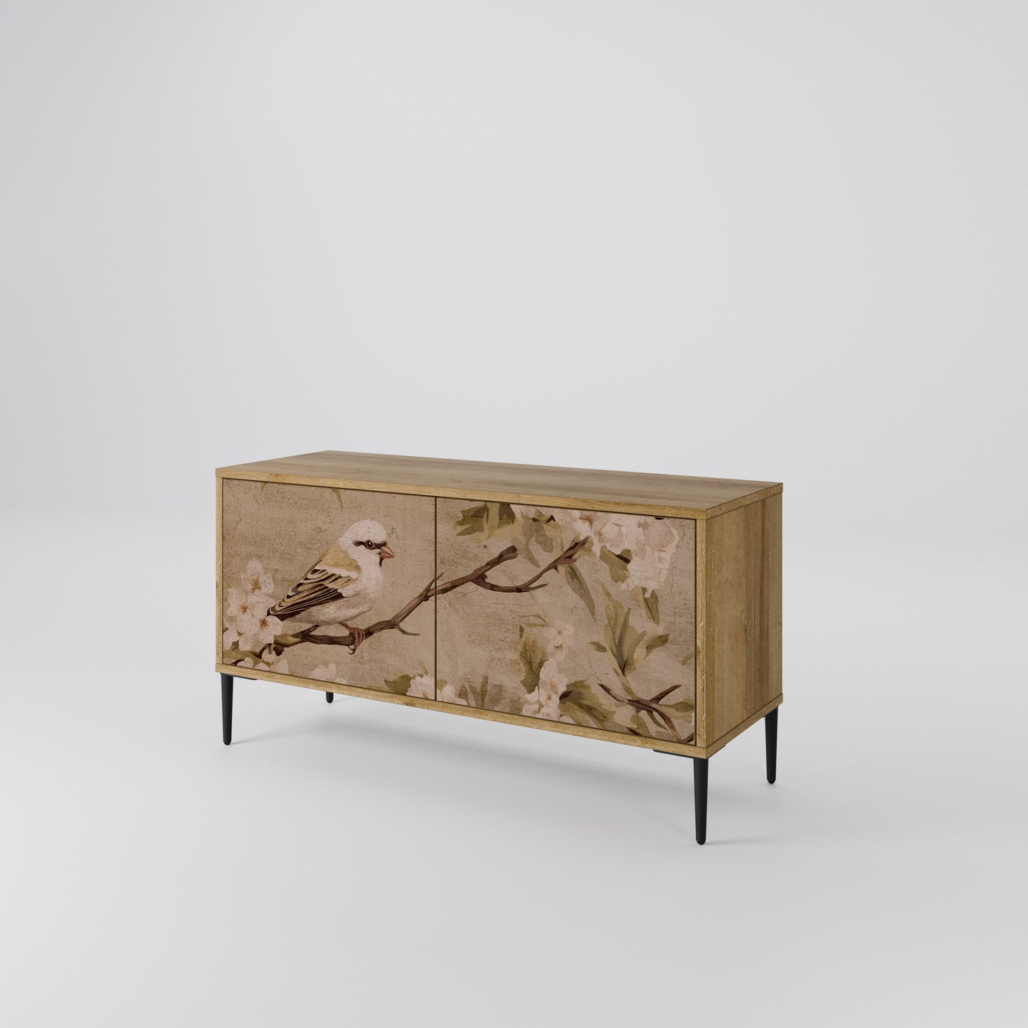 PETAL DISTINGUISH Mueble de TV Compacto de 2 puertas