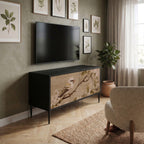 PETAL DISTINGUISH Mueble de TV Compacto de 2 puertas