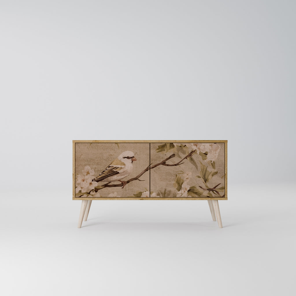 PETAL DISTINGUISH Mueble de TV Compacto de 2 puertas