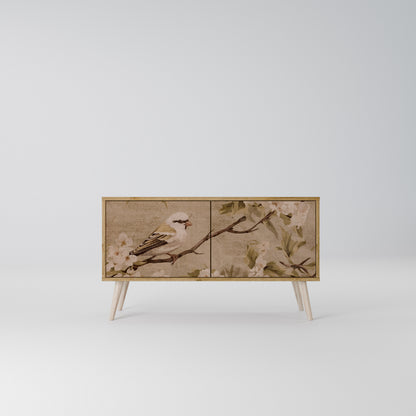 PETAL DISTINGUISH Mueble de TV Compacto de 2 puertas