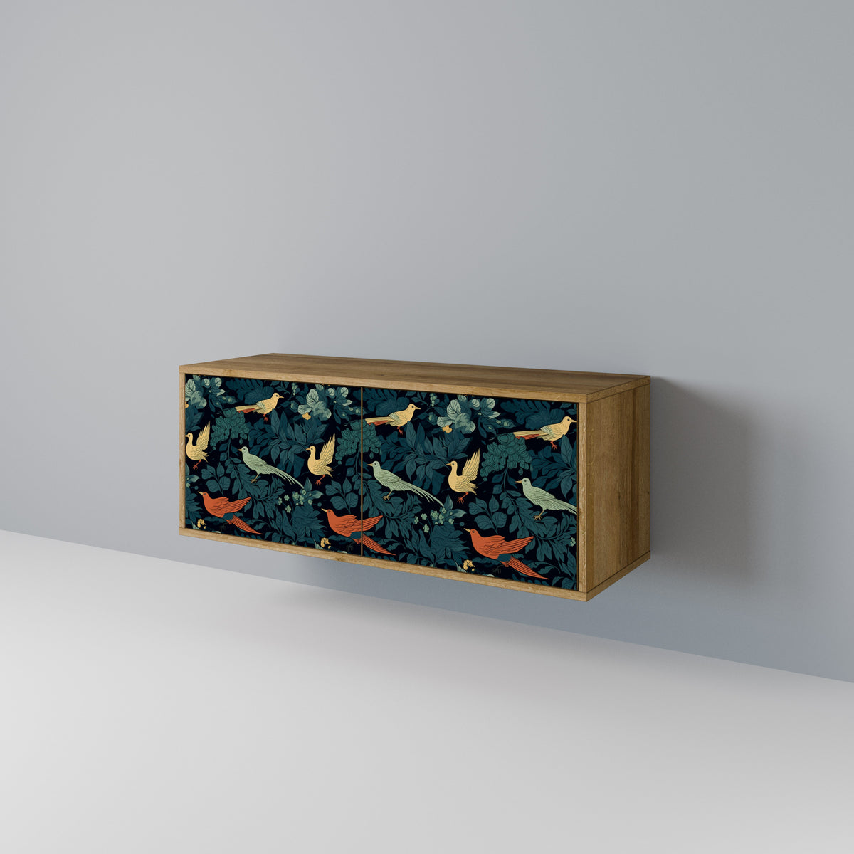 FOWL ORNAMENT Mueble de TV Compacto de 2 puertas