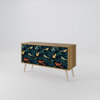 FOWL ORNAMENT Mueble de TV Compacto de 2 puertas