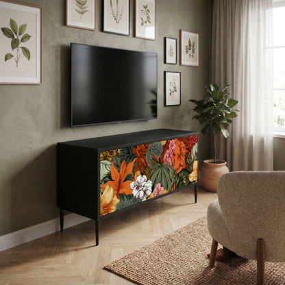 RADIANT FLORA Mueble de TV Compacto de 2 puertas