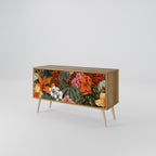 RADIANT FLORA Mueble de TV Compacto de 2 puertas