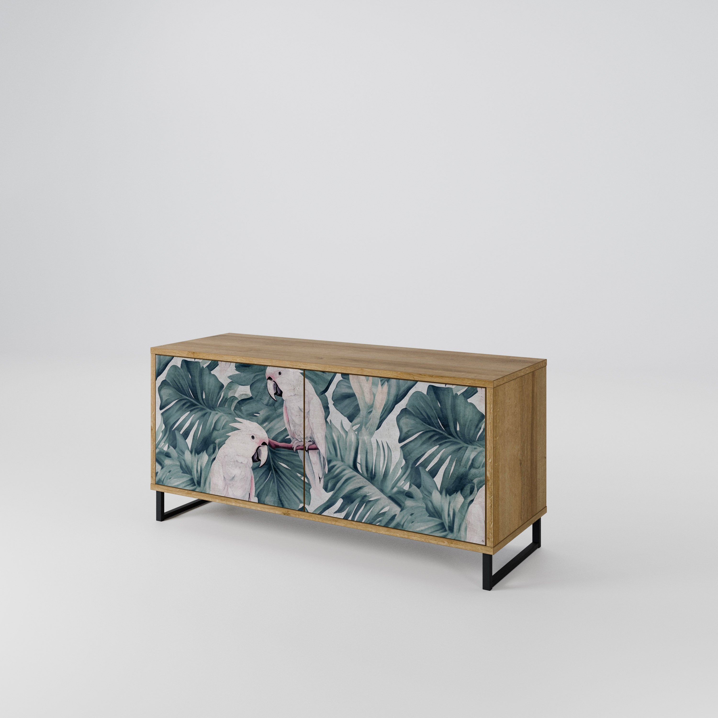 POPINJAY LOOK Mueble de TV Compacto de 2 puertas