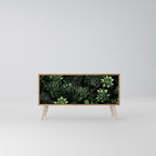 SUCCULENT JUNGLE Mueble de TV Compacto de 2 puertas