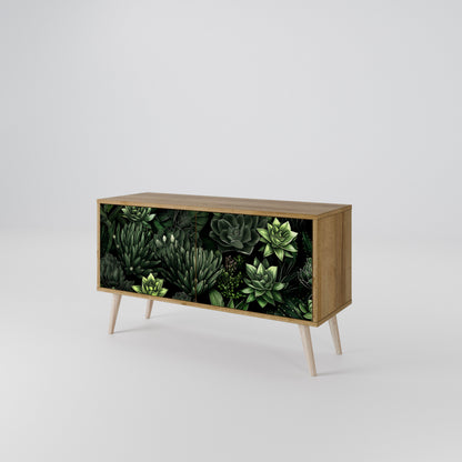 SUCCULENT JUNGLE Compact 2-Door TV Cabinet