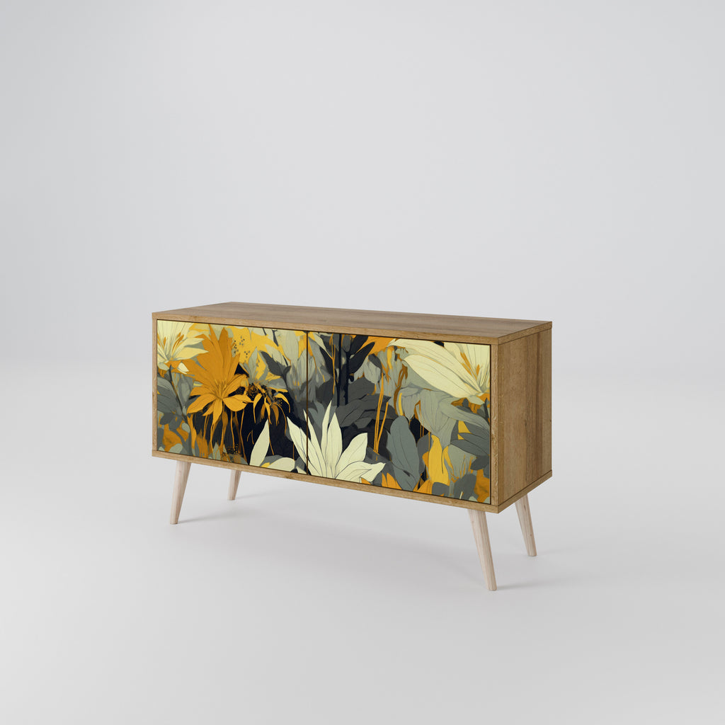 SUNKISSED LILY Mueble de TV Compacto de 2 puertas
