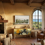 SUNKISSED LILY Mueble de TV Compacto de 2 puertas