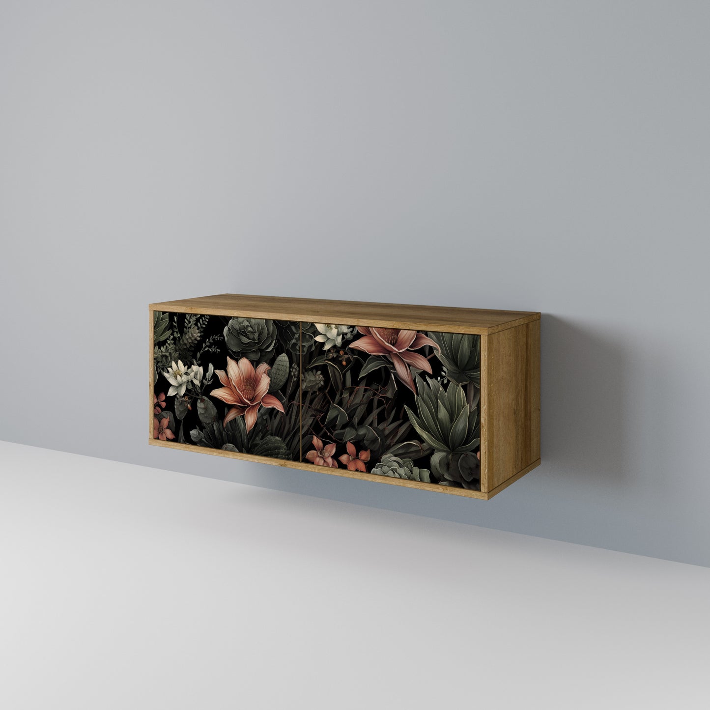 SECRET VERDURE Mueble de TV Compacto de 2 puertas