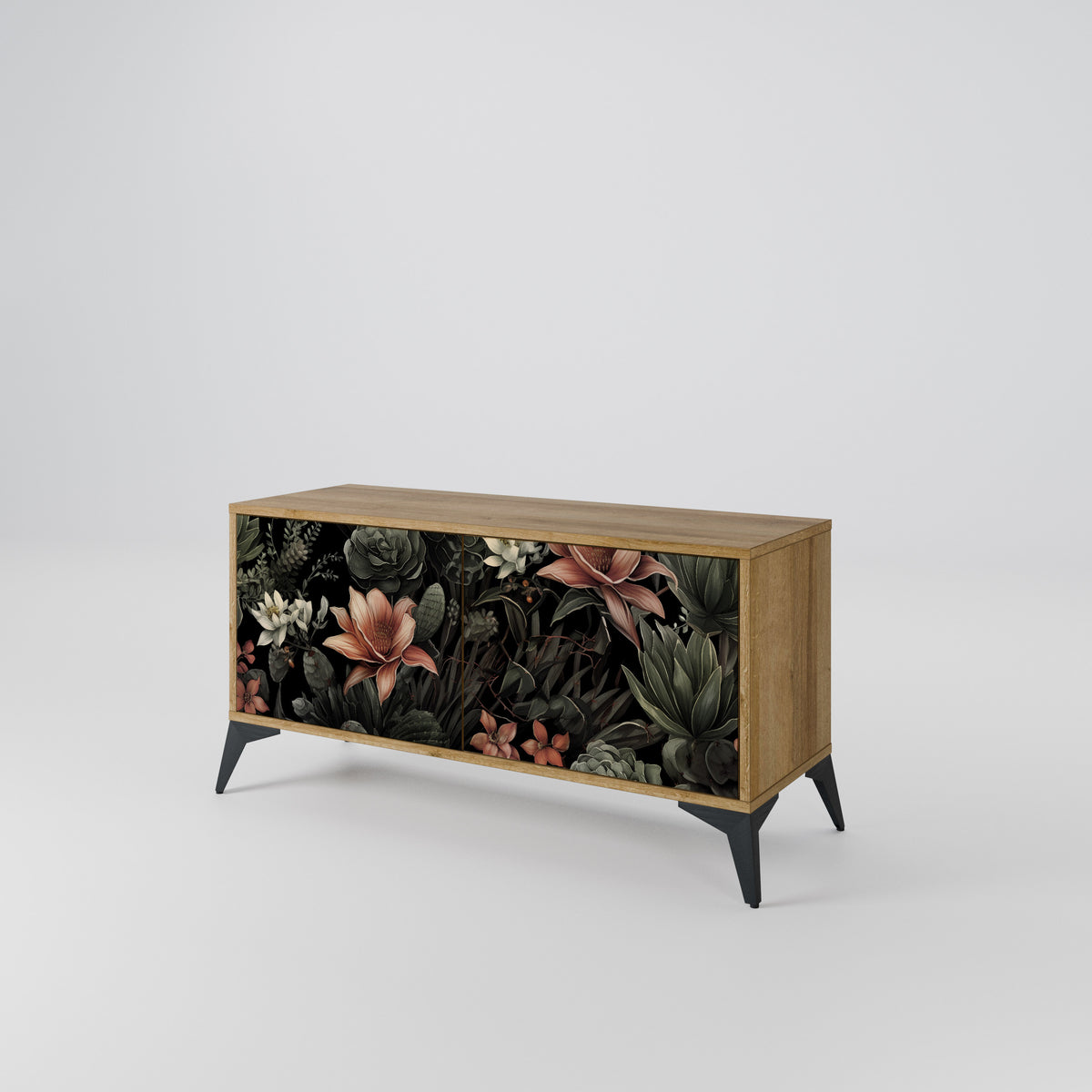 SECRET VERDURE Mueble de TV Compacto de 2 puertas
