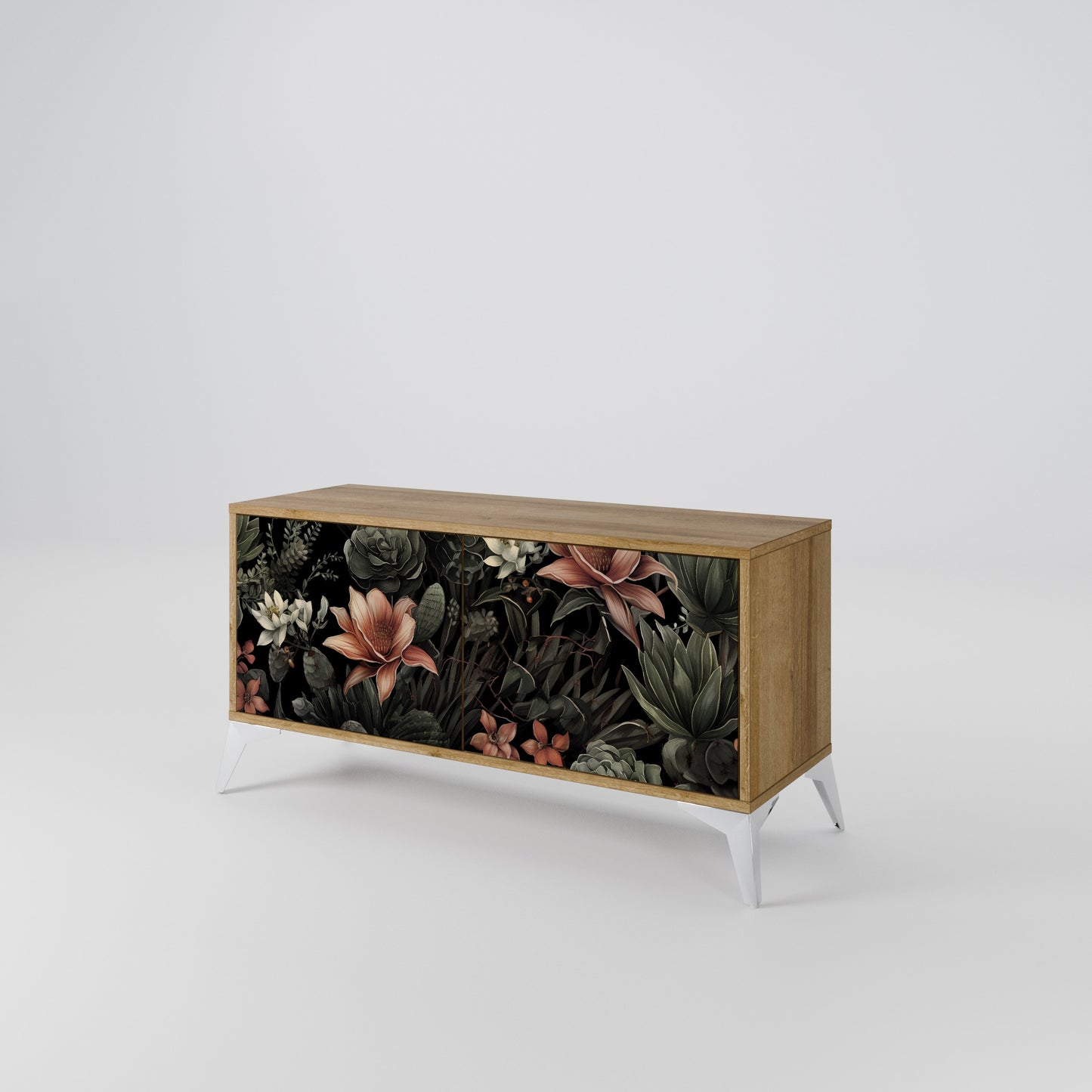 SECRET VERDURE Mueble de TV Compacto de 2 puertas