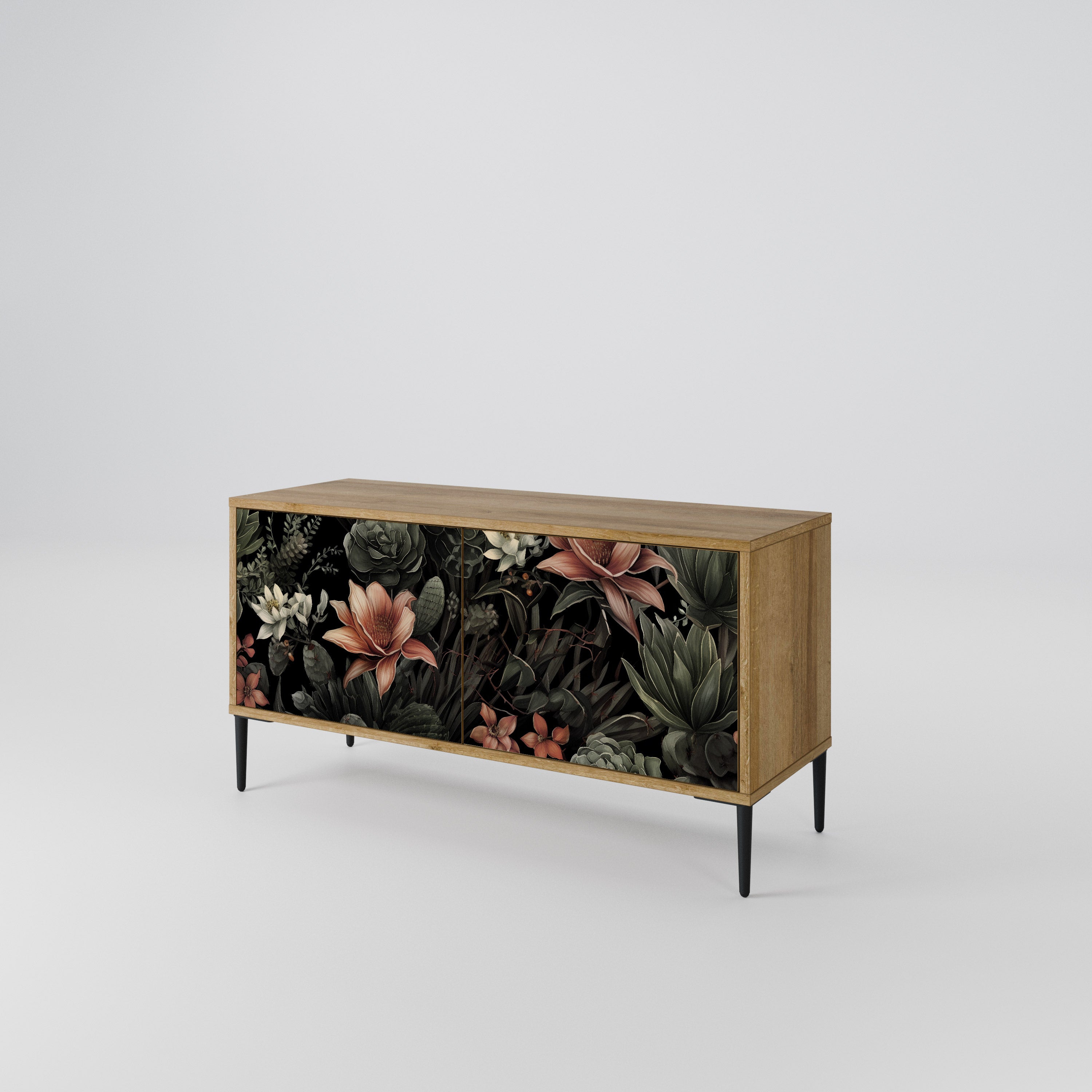 SECRET VERDURE Mueble de TV Compacto de 2 puertas