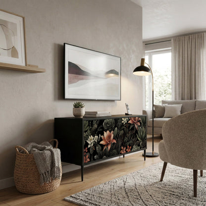 SECRET VERDURE Mueble de TV Compacto de 2 puertas