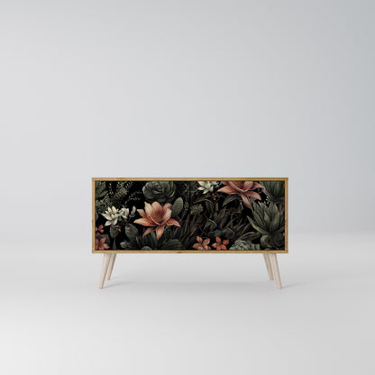 SECRET VERDURE Mueble de TV Compacto de 2 puertas