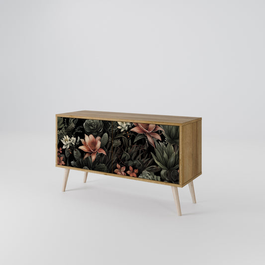 SECRET VERDURE Mueble de TV Compacto de 2 puertas