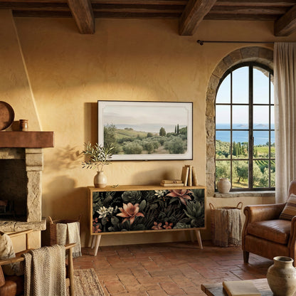 SECRET VERDURE Mueble de TV Compacto de 2 puertas
