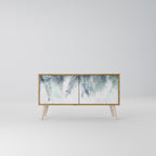 PALM VEIL Mueble de TV Compacto de 2 puertas