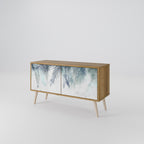 PALM VEIL Mueble de TV Compacto de 2 puertas