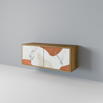 TRANQUIL TWIG Mueble de TV Compacto de 2 puertas