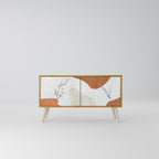 TRANQUIL TWIG Mueble de TV Compacto de 2 puertas