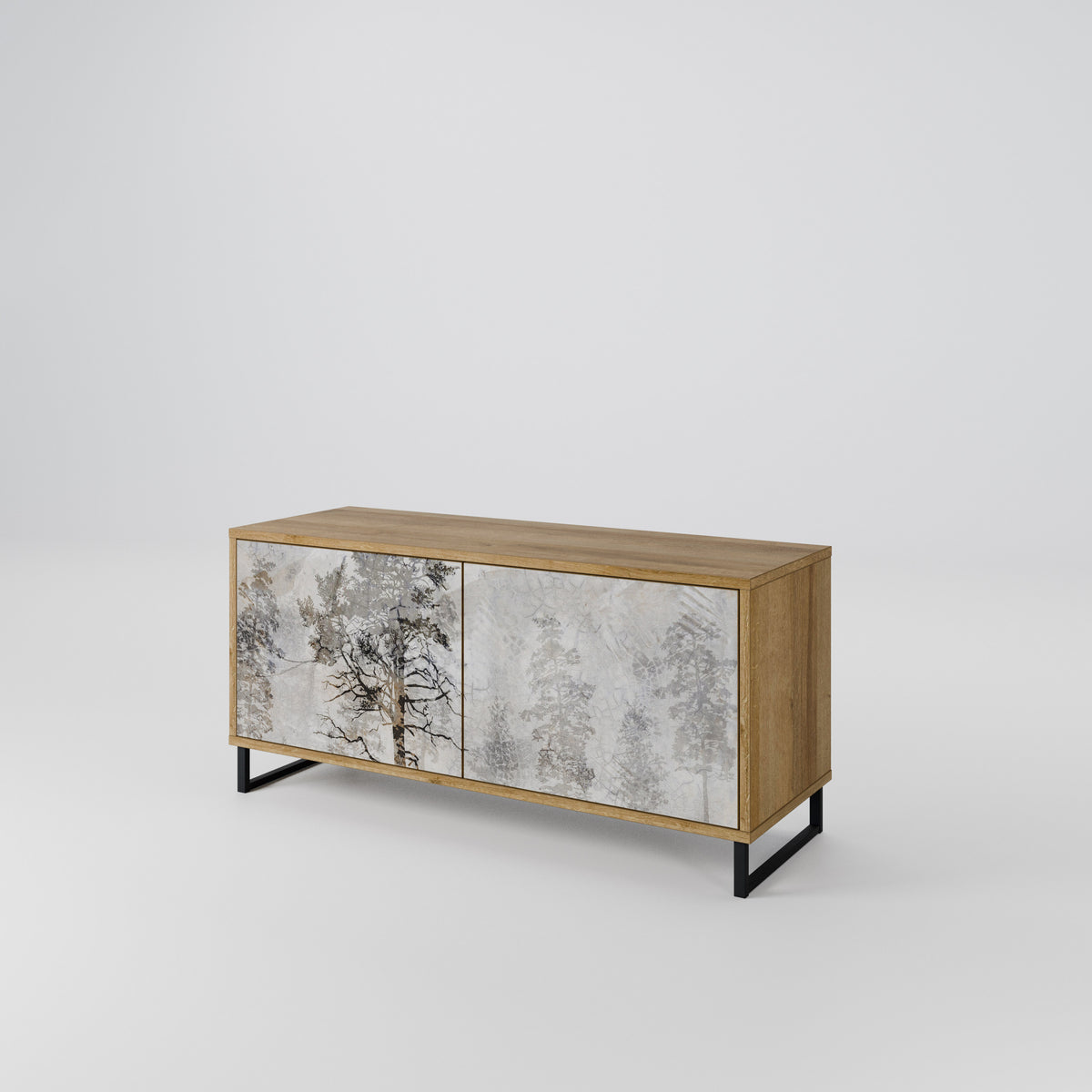 FADE IN THE TREES Mueble de TV Compacto de 2 puertas