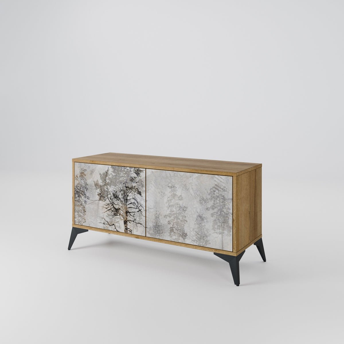 FADE IN THE TREES Mueble de TV Compacto de 2 puertas