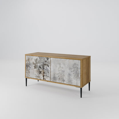 FADE IN THE TREES Mueble de TV Compacto de 2 puertas