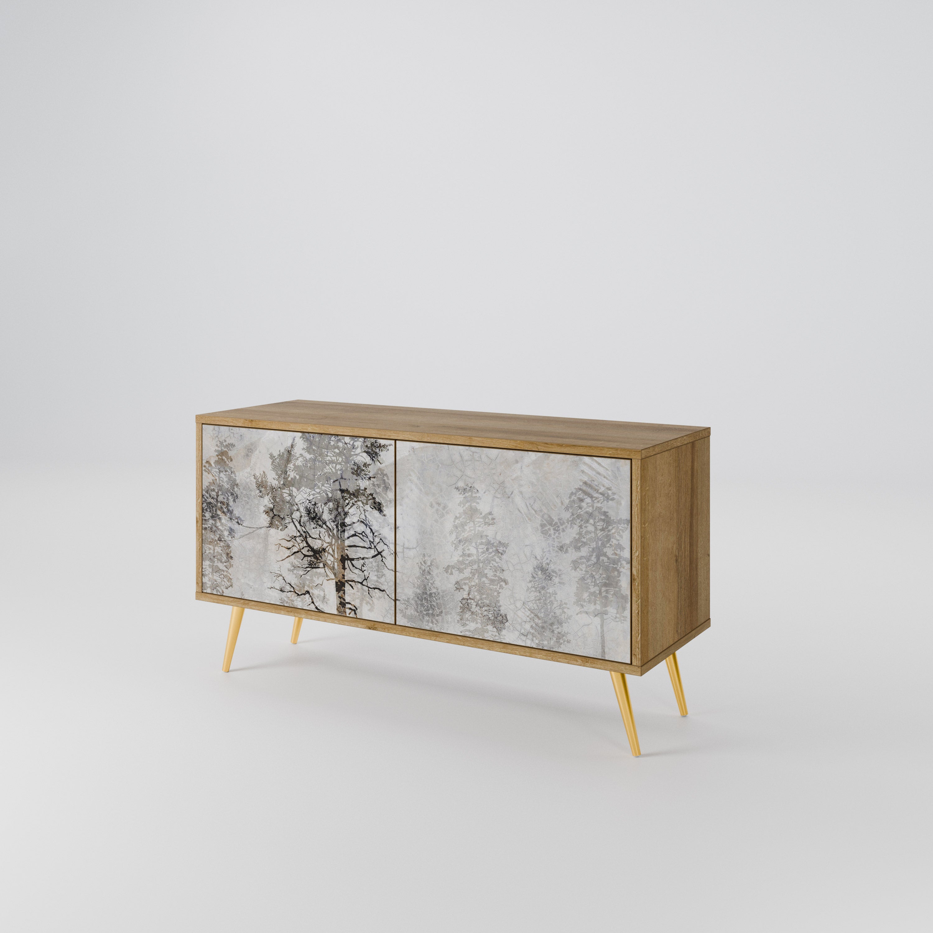 FADE IN THE TREES Mueble de TV Compacto de 2 puertas