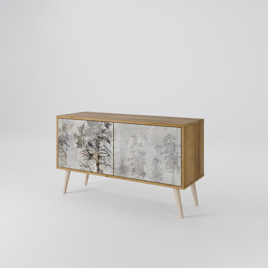FADE IN THE TREES Mueble de TV Compacto de 2 puertas