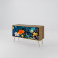 MIDNIGHT BLOSSOM Mueble de TV Compacto de 2 puertas
