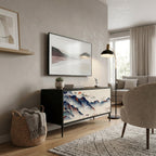 JAPANESE LANDSCAPE Mueble de TV Compacto de 2 puertas