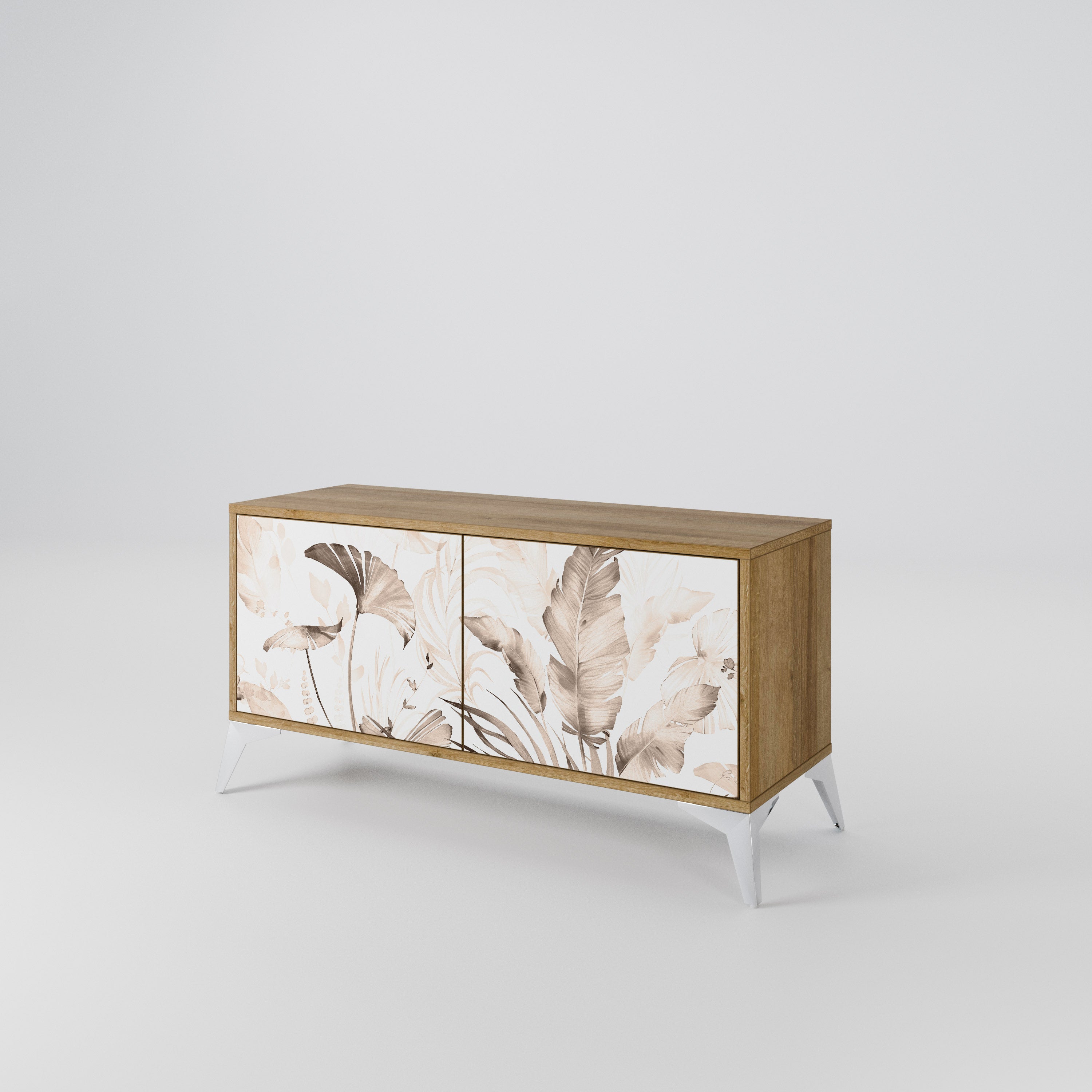 WILD TENDERNESS Mueble de TV Compacto de 2 puertas