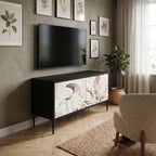 WILD TENDERNESS Mueble de TV Compacto de 2 puertas