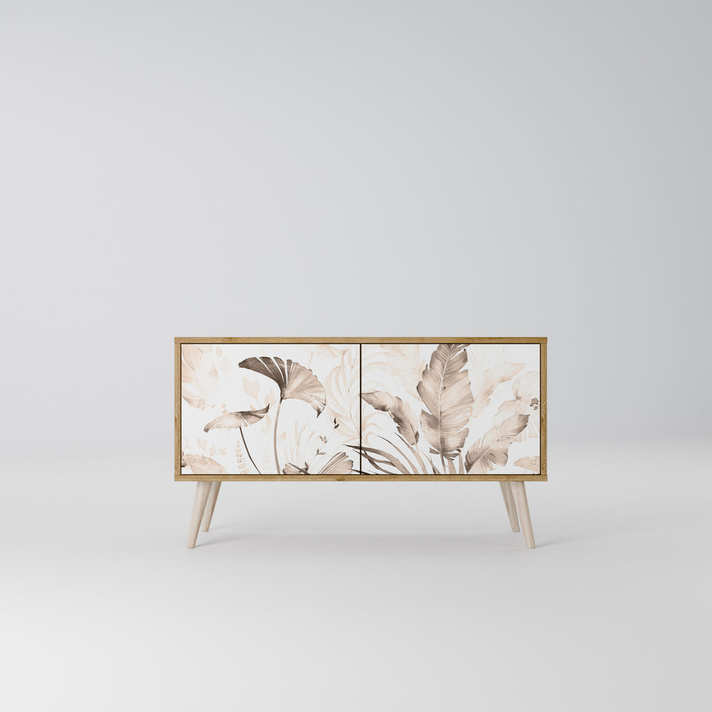 WILD TENDERNESS Mueble de TV Compacto de 2 puertas