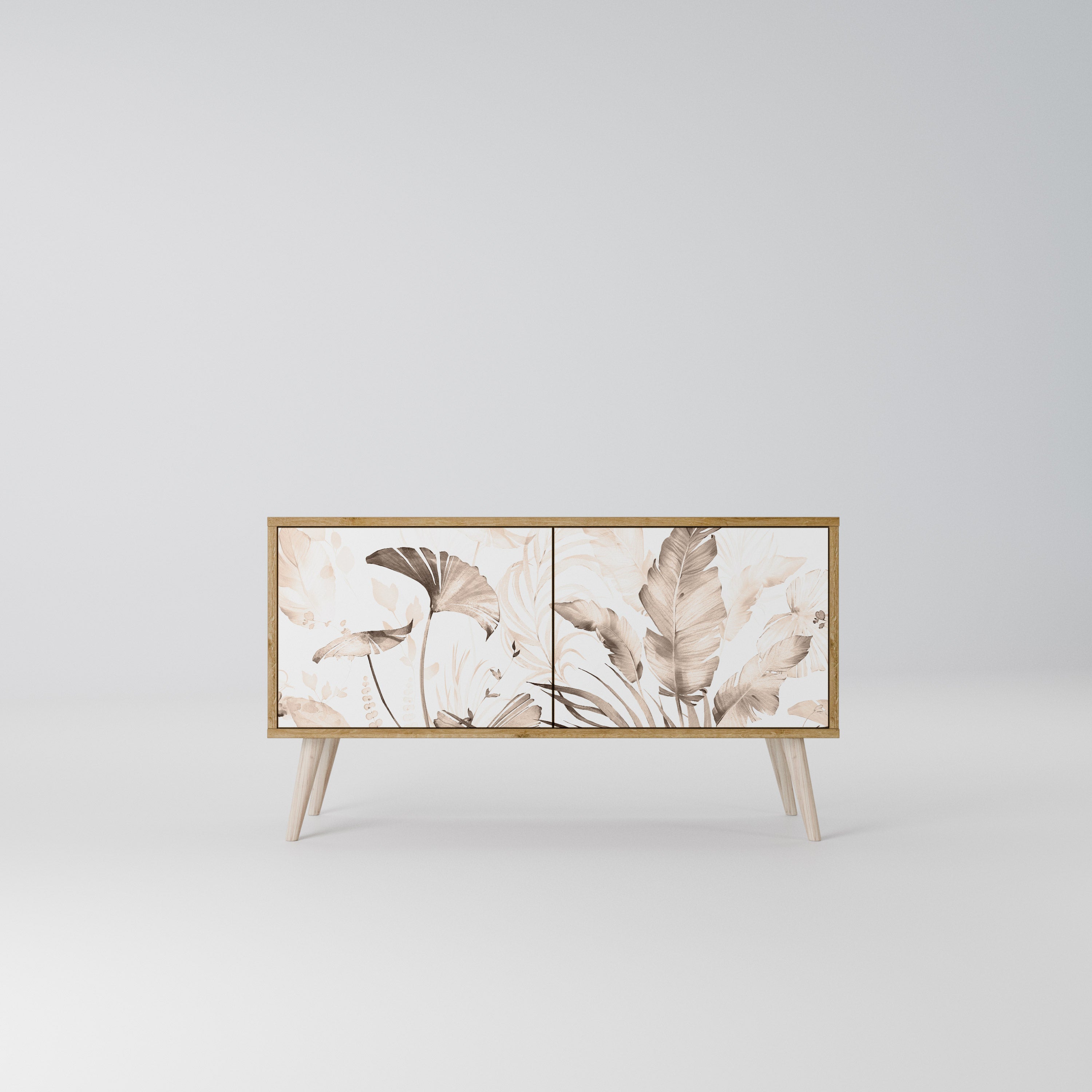 WILD TENDERNESS Mueble de TV Compacto de 2 puertas