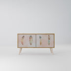 THE DELIQUESCE Mueble de TV Compacto de 2 puertas