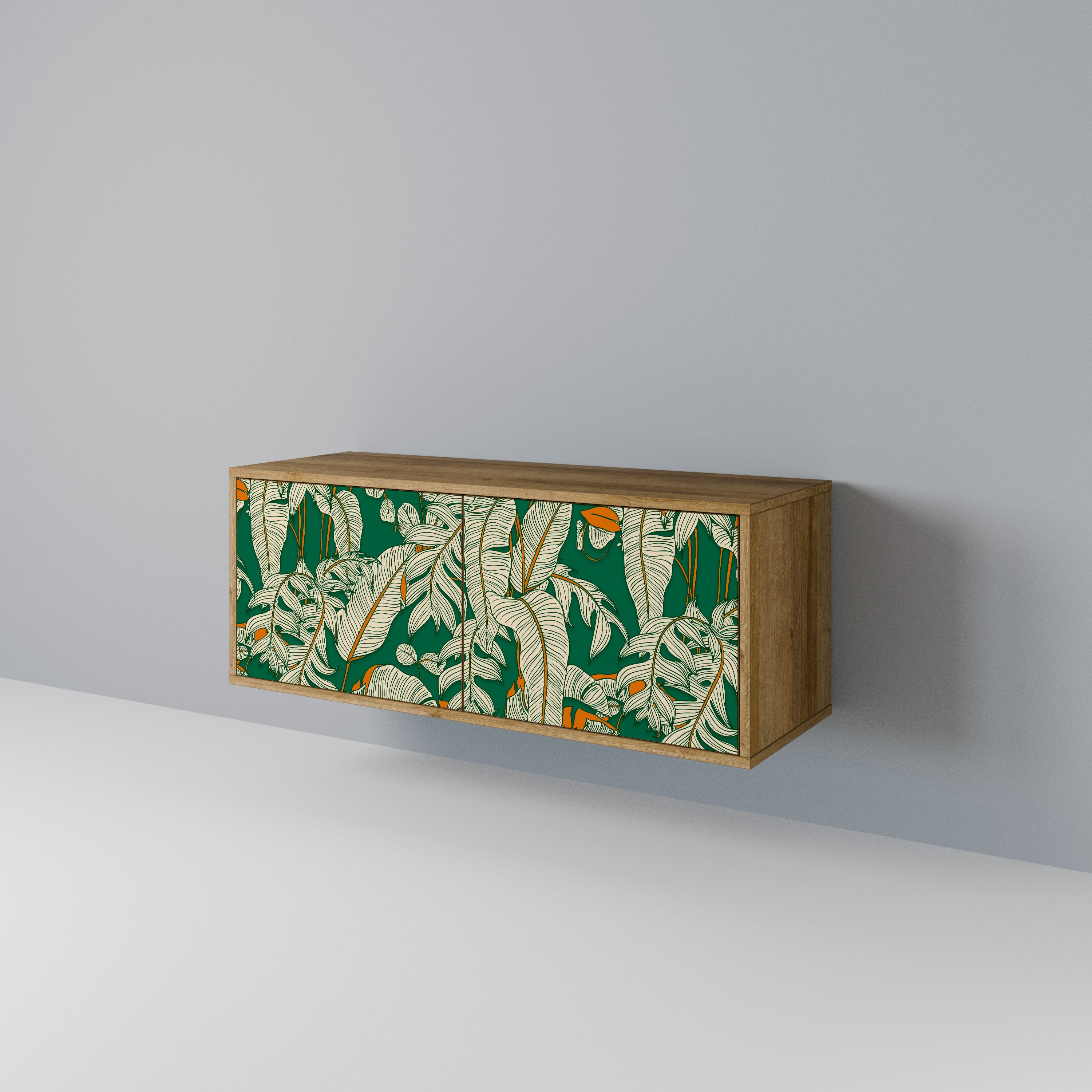 VERDANT PLEASURES Mueble de TV Compacto de 2 puertas