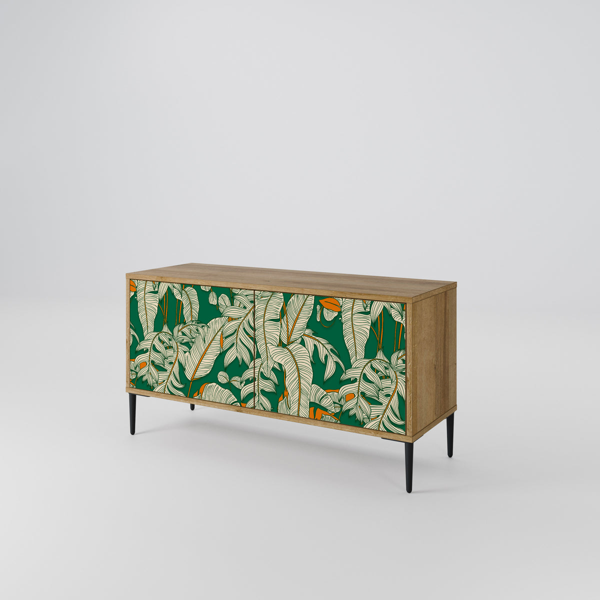 VERDANT PLEASURES Compact 2-Door TV Cabinet