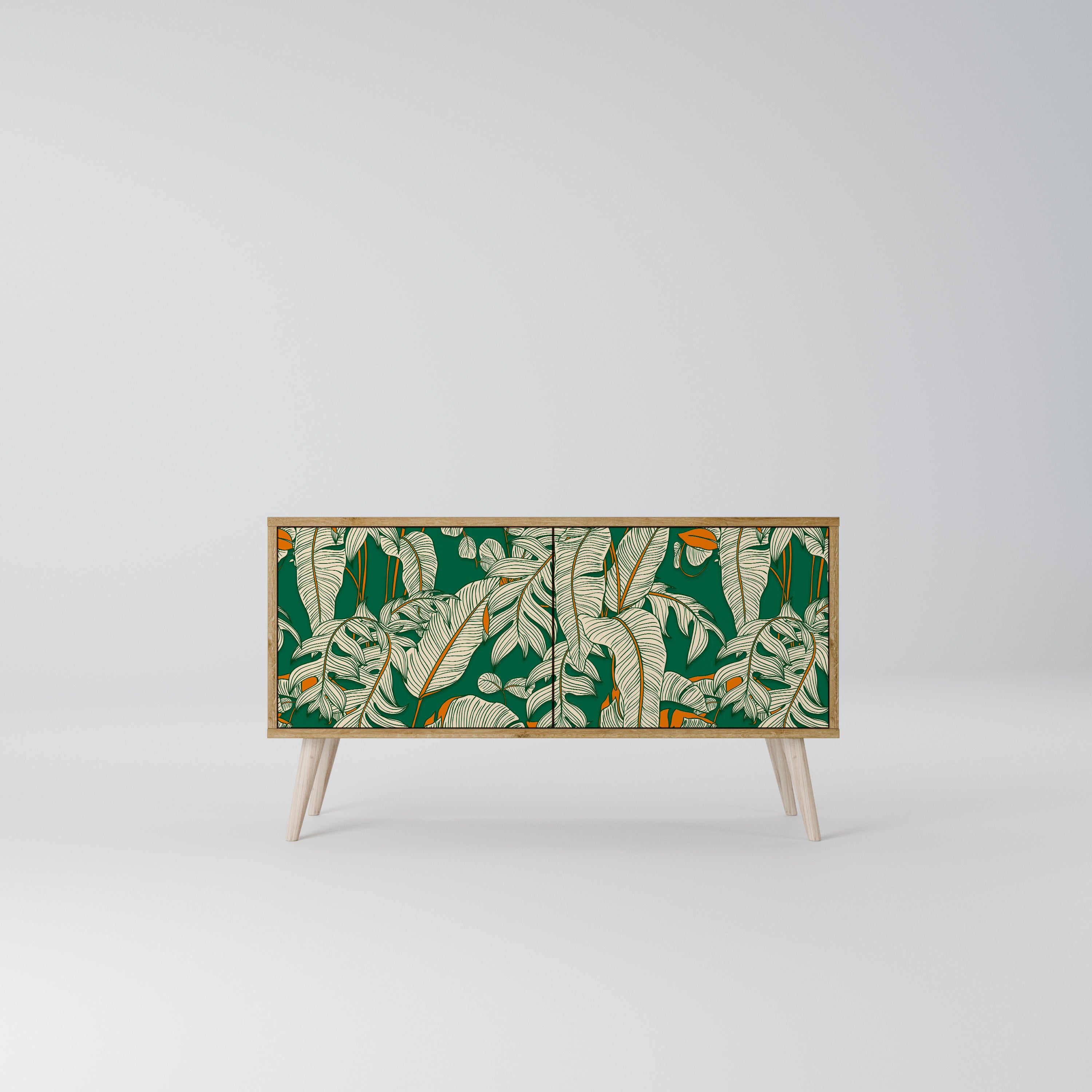 VERDANT PLEASURES Mueble de TV Compacto de 2 puertas